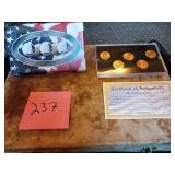 Gold plated State quarter set