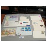 Mixed commemorative envelopes