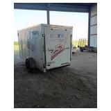 Yamaha racing trailer.