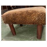 Cheetah footstool