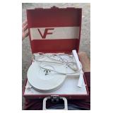 vintage Vanity Fair suitcase-style record player