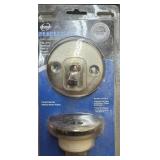 Sink trip lever overflow & Plate stopper assembly