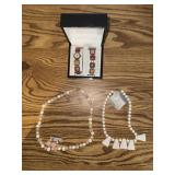 Jewelry - 2 necklaces 2 earrings 2 bracelets