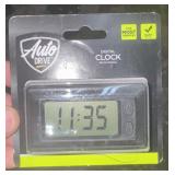 Digital clock for car