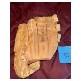 vintage Spalding Hustler softball glove