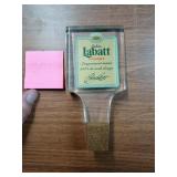 John Labatt beer pull tap