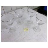 Tiffin Franciscan 'Lundley' cut crystal