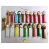 20 assorted PEZ candy dispensers