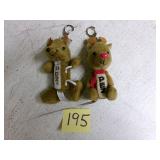 2 PEZ reindeer key chains