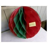 Large Christmas honey comb hanging ornament