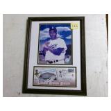 Framed 1st day cover (Ebbets Field)