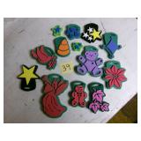 13 Chunky stamps (crafts)