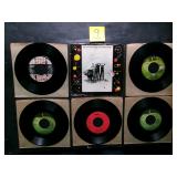 6 Paul McCartney + Wings 45 R.P.M. records