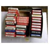 32 8 track tapes