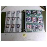 Assorted football card album