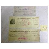 Vintage checks (teens + fifties)