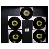 5 Beatles 45 R.P.M. records (Apple)