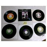 6 - 45 R.P.M. records (Paul McCartney + Wings)