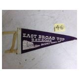East Broad Top Railroad pennant 5' x 12'