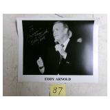 Eddy Arnold autographed picture