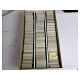 Full box of assorted sports cards