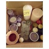 Lot of new unused scented candles