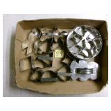 Assorted lot of cookie cutters