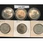 (6) Kennedy Half Dollars