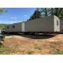 Single Wide Mobile Home & Ford F-700 Flatbed Truck