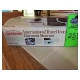 Vintage Sunbeam International Travel Iron/Garment Steamer