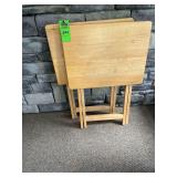 Folding table set of two