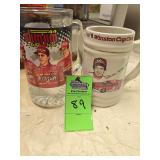 2 collectable Nascar Mugs