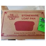 The Pampered Chef stoneware loaf pan