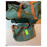 Polo duffel and satchel