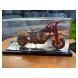 Motorcycle model, wooden