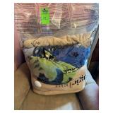 Sealed bag of blankets
