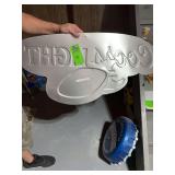 Coors light metal sign