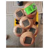 Bucket of solar lights
