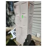 Plastic storage cabinet