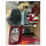 Christmas decorations and lights