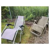 Zero gravity chairs quantity of two