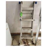 13 ft Werner aluminum foldable extension ladder