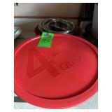 Pyrex stacking bowls with lids, stainless steel, stacking bowls
