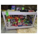 Plastic 2 tier storage shelf NO CONTENTS