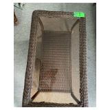 Wicker coffee table