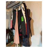Two jackets and traveling suit bag