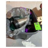 Party supplies and travel mugs