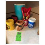 Drink, pitcher, coozies￼