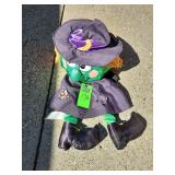 Halloween decoration hanging witch