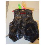 Harley Davidson leather vest